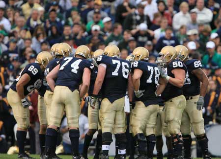  a Notre Dame football game.